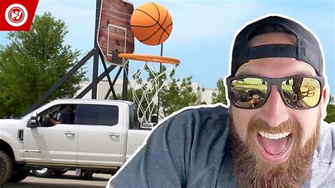 Dude Perfect The Making Of Giant Basketball Trick Shots Youtube