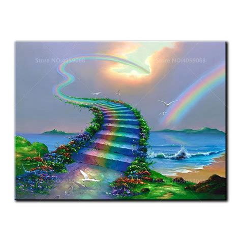 5d Diamond Painting End Of The Rainbow In Heaven Kit Bonanza Marketplace