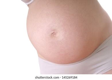 Photo De Stock Pregnant Woman Naked Belly Pregnancy