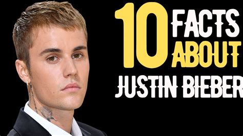 Top 10 Interesting Facts Justin Bieber Top Ten Justin Bieber Youtube