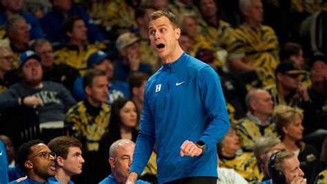 Live Dukes Jon Scheyer Part Of Media Session After Wake Forest Game Youtube