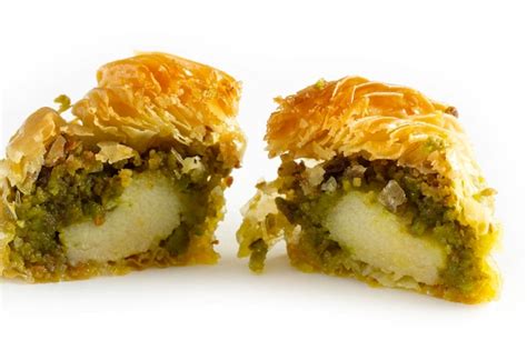 Premium Photo Turkish Dessert Baklava With Pistachio