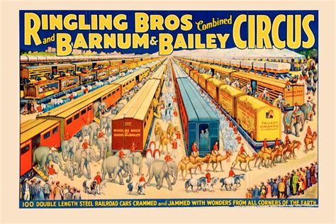 20 X 30 Poster Ringling Brothers Barnum And Bailey Circus The Etsy