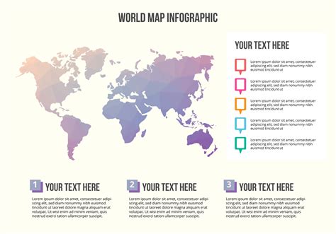 World Map Infographic Vector Design Images World Map Infographic Images