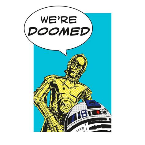 Star Wars Comic Quote Droids Graphic Art Print On Paper Star Wars Poster Star Wars Comics