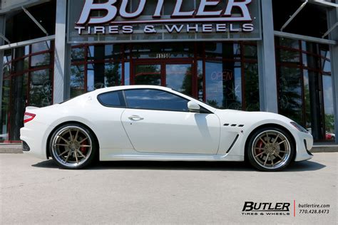 Maserati Granturismo With In Avant Garde Agl Wheels Exclusively From Butler Tires And Wheels