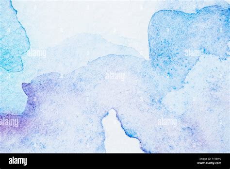 Abstract Light Blue And Purple Watercolor Background Stock Photo Alamy