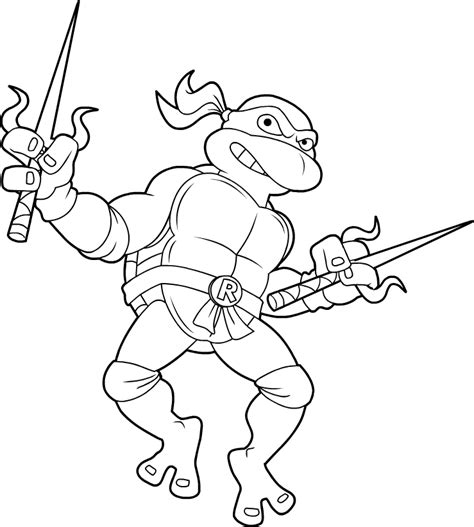 Tortugas Ninja Para Colorear 🥇 ¡dibujos Para Imprimir Y Pintar