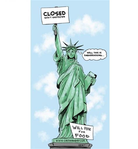Government Shutdown Statue Of Liberty Government Shutdown Statue Of