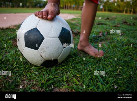 Boys Playing Soccer Barefoot Hi Res Stock Photography And Images Alamy