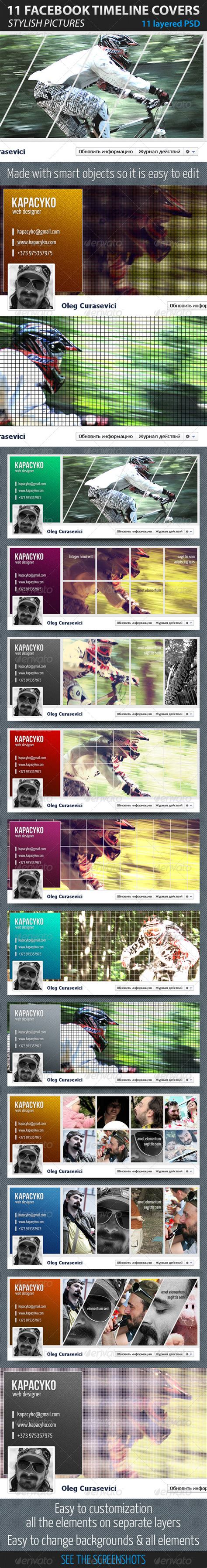 11 Facebook Timeline Covers By Kapacyko Graphicriver