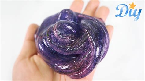 How To Make Galaxy Slime Diy Aurora Slime Kidsmon