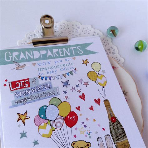 As the grandparents day is coming soon, let your grandparents know how precious they are for you by sending this lovely card with the illustration of grandparents sitting together! Personalised New Grandparents Card By Alice Palace | notonthehighstreet.com