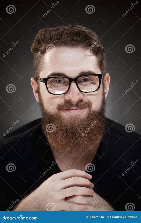 Portrait Of A Teenage Hipster With Glasses Stock Image Image Of Style Model 60621341