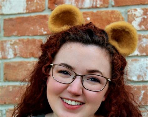 Bear Ears Pooh Bear Inspired Lion Ears Hair Clips Etsy