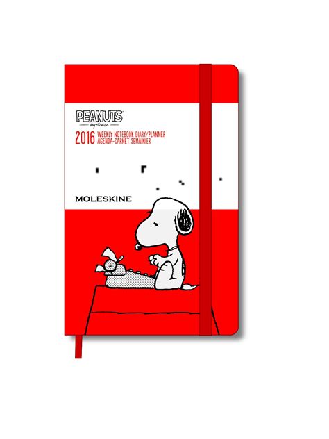 moleskine limited edition planners the peanuts 12 months weekly notebook pocket 144 pages