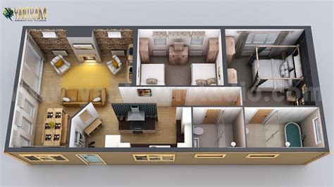 Sweet home 3d is a free interior design application that helps you place your furniture on a house 2d plan, with a 3d preview. Innovative Small Home Design 3D Floor Plan by Yantarm ...