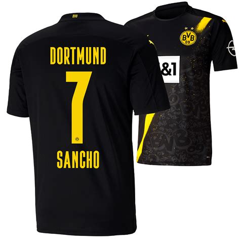 Player stats of jadon sancho (borussia dortmund) goals assists matches played all performance data. Puma Borussia Dortmund Auswärts Trikot SANCHO 2020/2021 ...