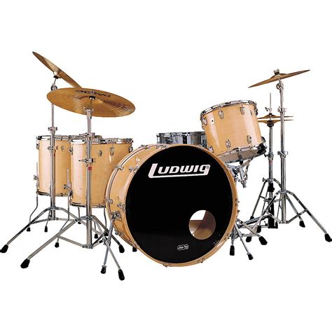 Ludwig Classic Maple 5 Piece Drum Set Cherry