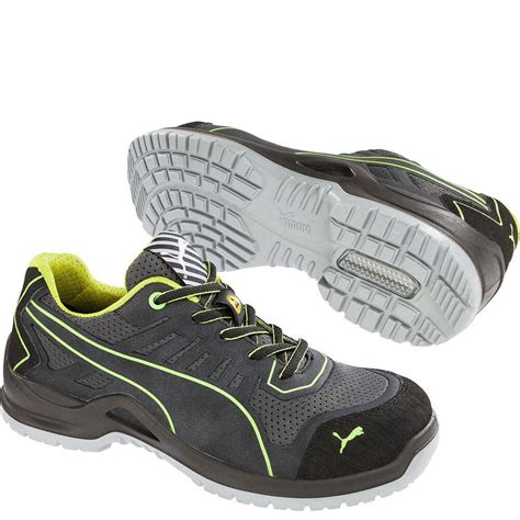 Mon, aug 9, 2021, 12:12pm edt Puma Women's Fuse Tc Low Safety Shoes - Green | elliottsboots