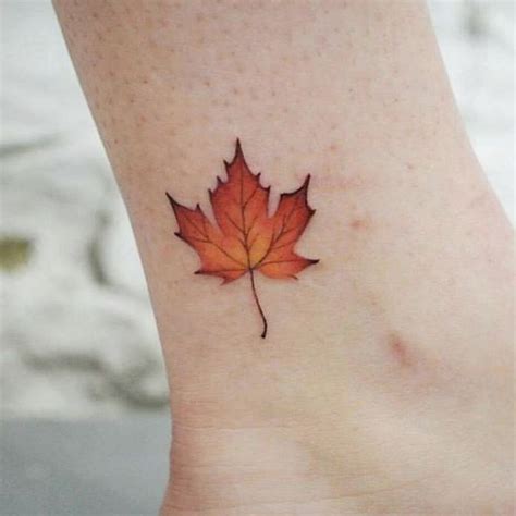 Pin By Desire Thompkins On Tatoo Autumn Tattoo Maple Leaf Tattoos