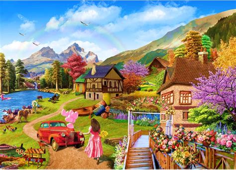 Jigsaw Puzzle For Adults 1000 Piece Puzzles For Teenagers Kids Lakeside