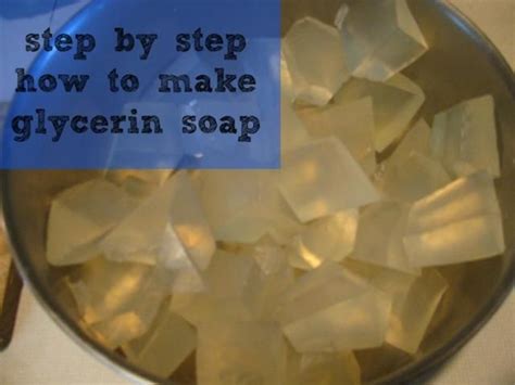 There's a little bit more to it then that! How To Make Glycerin Soap Without Lye | Glycerin soap ...