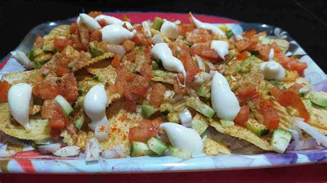 Masala Wafer Chaat How To Make Chips Chaat Potato Chips Chaat Veg