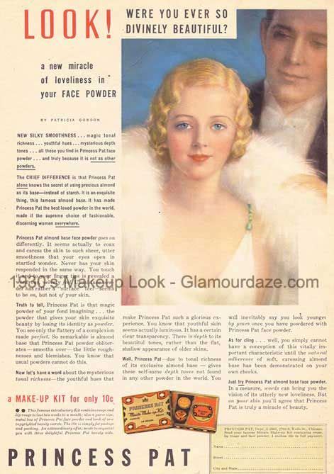 The History Of 1930s Makeup 1930 To 1939 Glamour Daze