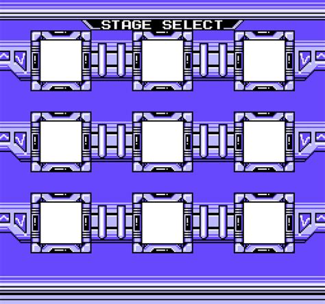 Megaman Stage Select Template By Sheepman5003 On Deviantart