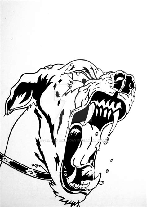 Angry Dog Drawing At Getdrawings Free Download