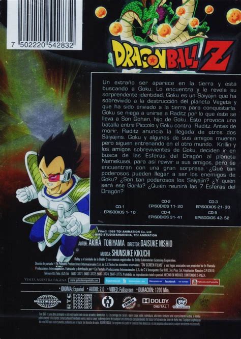 Ships from and sold by amazon.com. Dragon Ball Z Serie 5 Discos Con 52 Episodios Dvd - $ 249.00 en Mercado Libre
