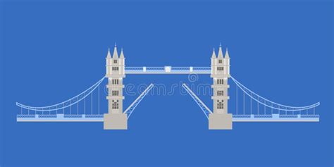 Tower Bridge London England Stock Vector Illustration Of Urban