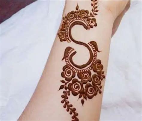 Update 69 Mehndi Design S Letter Latest Vn