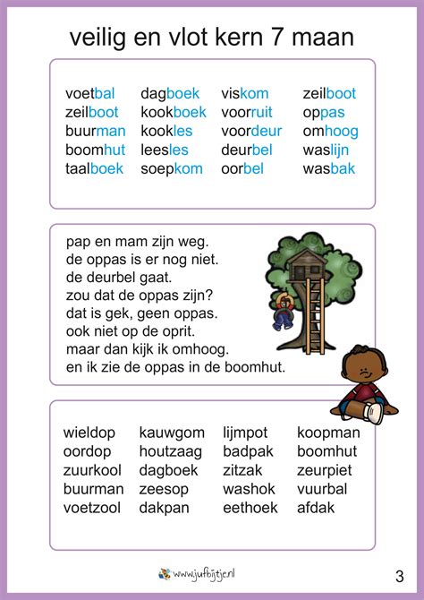 Groep 3 Kim VLL Veilig En Vlot Kern 7 Maan3 1 Jufbijtje Nl