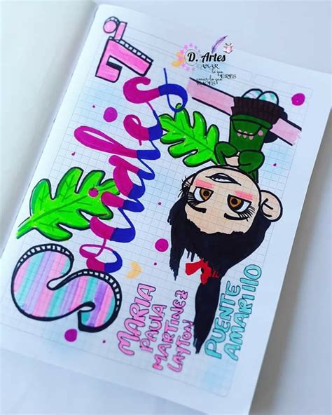 Pin De Kelly Guevara En Portadas En Decoraciones Para Marcar Cuadernos Cuadernos