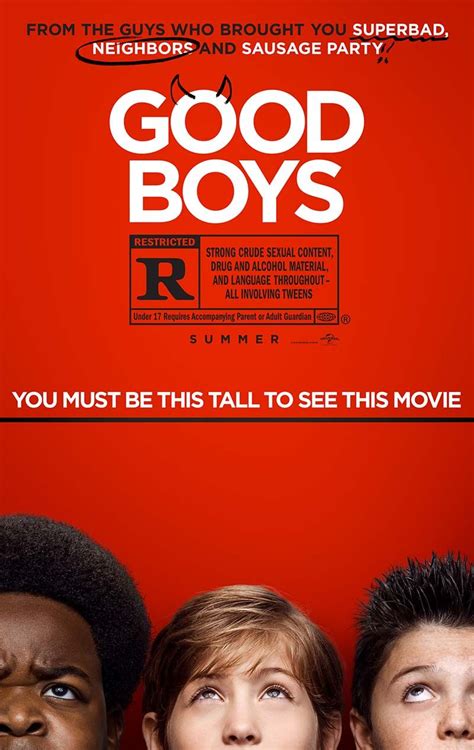 ‘good Boys Poster Teases A Film Thats Not Appropriate For All Ages