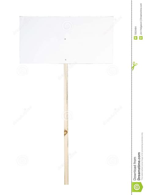 Blank Signpost Stock Photo Image Of Poster Protest Sign 7053484