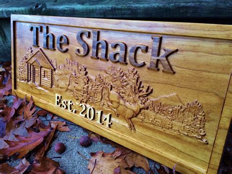 Personalized Cabin Sign Custom Wood Sign Rustic Cabin Decor