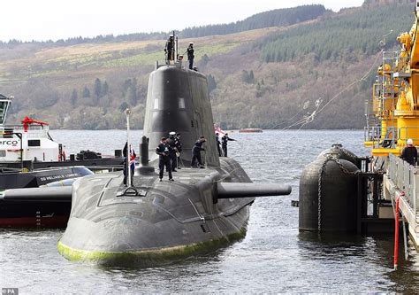 Royal Navy S £1 6billion Nuclear Powered Submarine Hms Audacious Sets Sail For The First Time