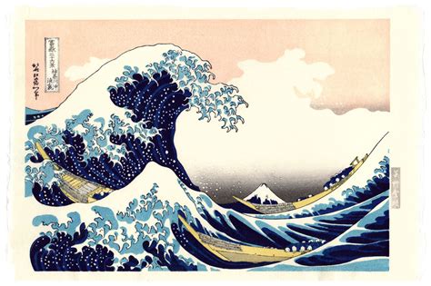 Japanese Art The Great Wave Off Kanagawa Katsushika Hokusai