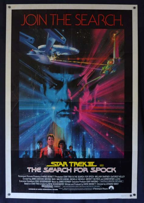 All About Movies Star Trek 3 The Search For Spock Poster Original One