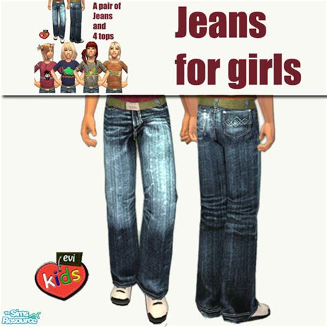 The Sims Resource Evi Springwear Jeans