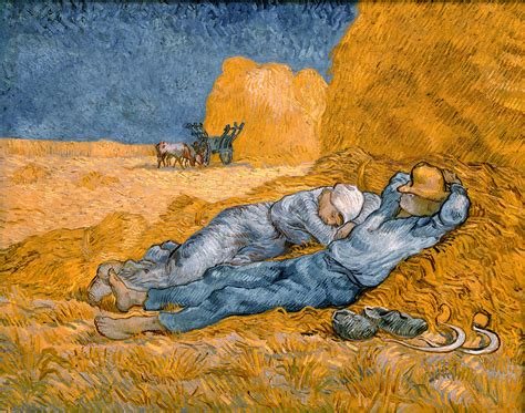 File Noon Rest From Work Van Gogh Jpeg Wikimedia Commons