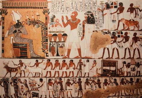 Free Images Wall Egypt Mural Collage Tomb Luxor Modern Art