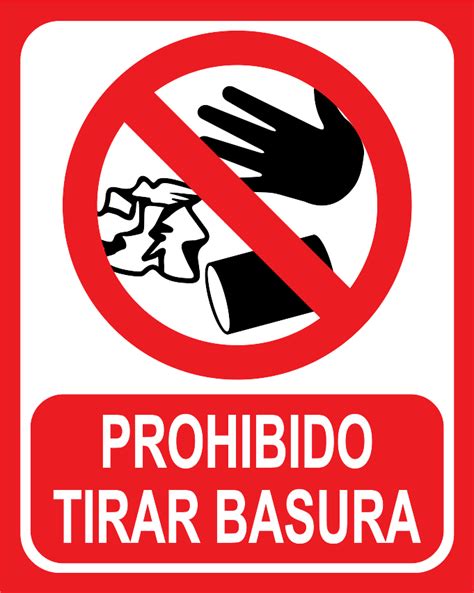 Prohibido Tirar Basura Logo Download Png