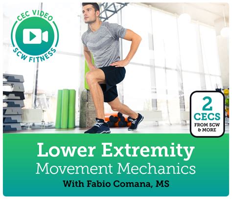 CEC Video Course Lower Extremity Movement Mechanics SCW Fitness