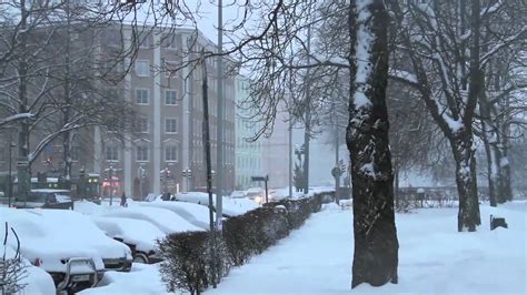 December And Snow In Helsinki Finlands Independence Day Youtube