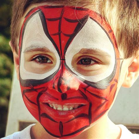Face Painting For Boys Superhero