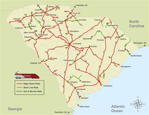 Gennesse & wyoming railroad map shortline holdings rail map. South Carolina Railway; railroad; train; filming